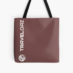 All Over Print Tote Bag – Vertical Version White Pantone Normal Size Full Logo