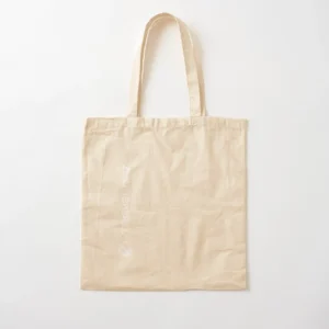 Cotton Tote Bag – Vertical Version White Pantone Normal Size Full Logo
