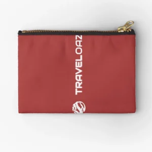 Zipper Pouch – Vertical Version White Pantone Normal Size Full Logo