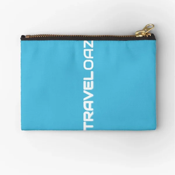 Zipper Pouch - Vertical Version White Pantone Normal Size Brand