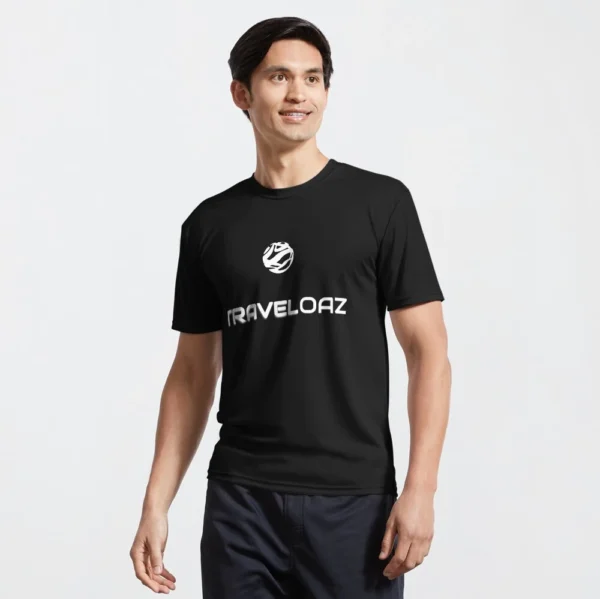 Active T-Shirt - White Pantone Normal Size Full ALT_Logo