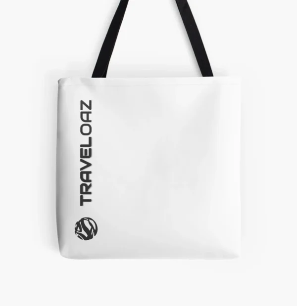 All Over Print Tote Bag - Vertical Version Monochromatic Pantone Normal Size Full Logo