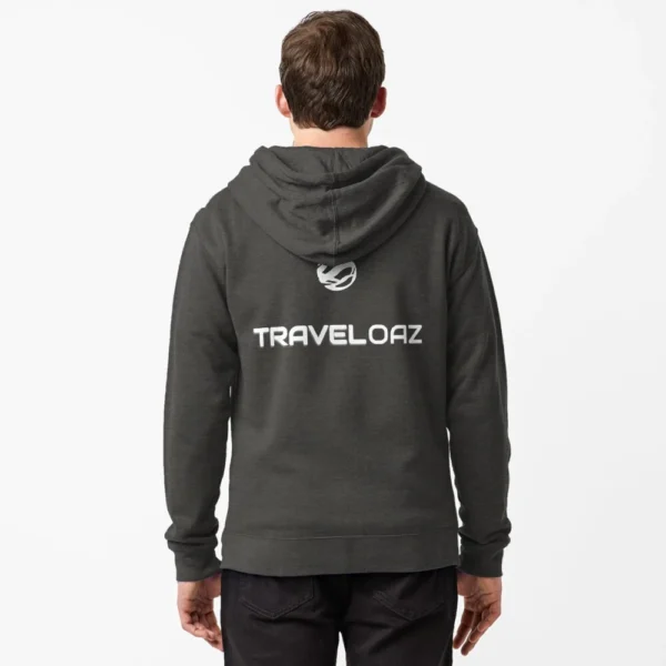 Zipped Hoodie - White Pantone Normal Size Full ALT_Logo