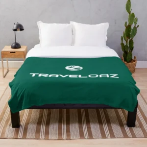 Throw Blanket – White Pantone Normal Size Full ALT_Logo