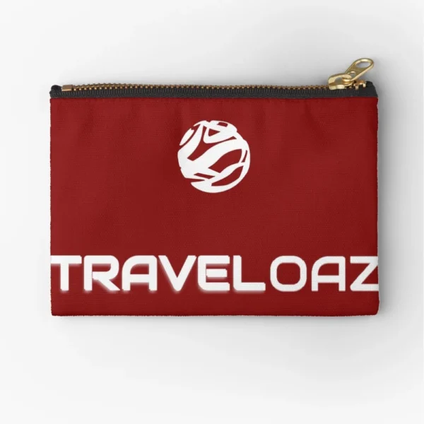 Zipper Pouch - White Pantone Normal Size Full ALT_Logo